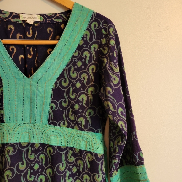 Mata Traders Free Trade Tunic Top - Picture 6 of 9